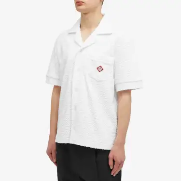 Casablanca Monogram Towelling Short Sleeve Shirt